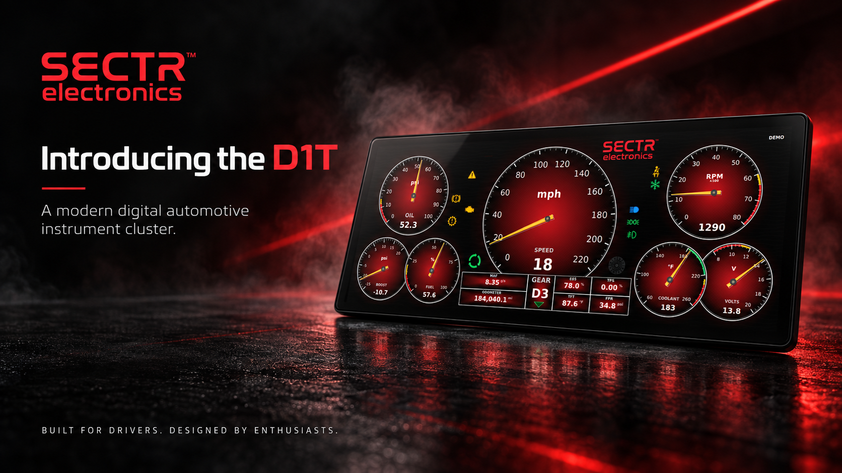 Introducing the D1T digital instrument cluster